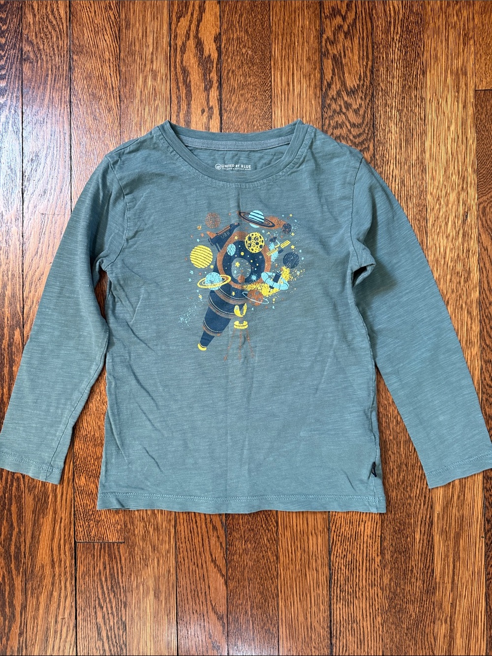 United by Blue Kid’s Long Sleeve Tee, EUC, size XS/5T